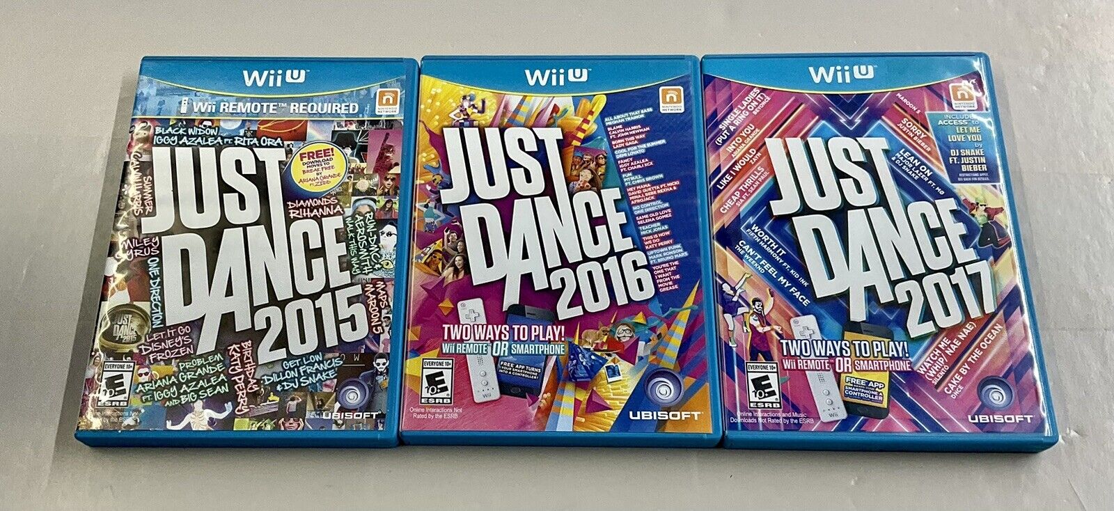 Elastisk stout indebære Lot of 3 Just Dance Wii U Games 2015 2016 and 2017 Nintendo - Complete - Tested | eBay Elastisk stout indebære Lot of 3 Just Dance Wii U Games 2015 2016 and 2017 Nintendo - Complete - Tested | eBay