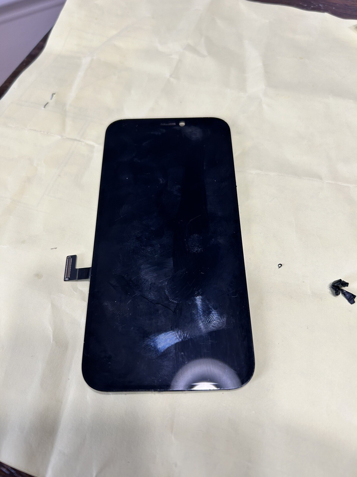 iPhone 12 Mini Screen Glass Replacement OLED LCD Original Apple BLACK