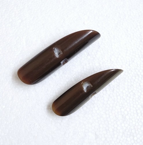 Brown Plastic Toggle Button 50mm or 60mm Duffle Coat Jacket Bag Sewing Art Craft - Picture 4 of 13