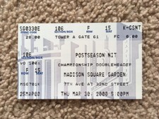 2000 NIT Tournament Championship Men's College Basketball Ticket Wake Forest ACC