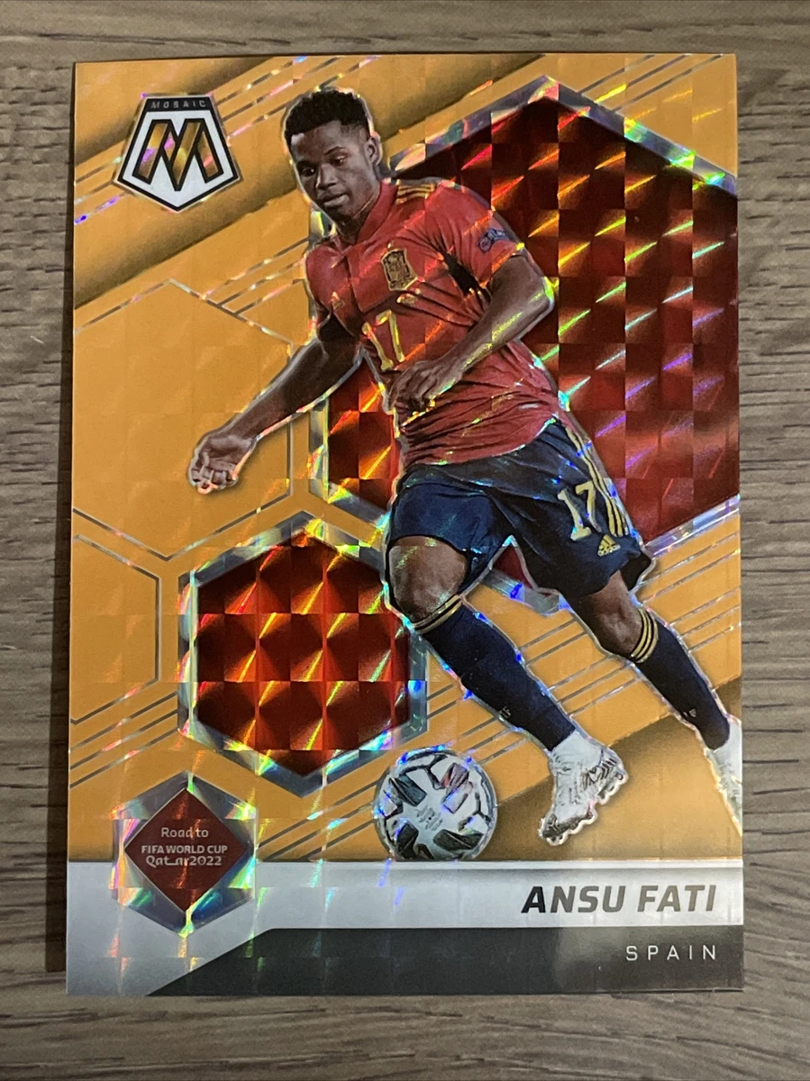 2021-22 Panini Mosaic FIFA Road to World Cup Ansu Fati #124 for