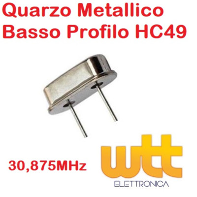 Quarzo RS PRO, 30.875MHz, ±30ppm, Su Foro, 2 Pin | RS - Foto 5