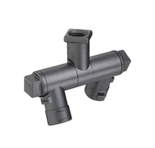 QJ8600-2-1/4-NYB TeeJet 1/4"FPT Double Swivel Nozzle Body FNPT X QuickJet 10 Pcs