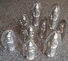 Schokoladenform Nikolaus Santa Claus Konvolut 9 Nikoläuse