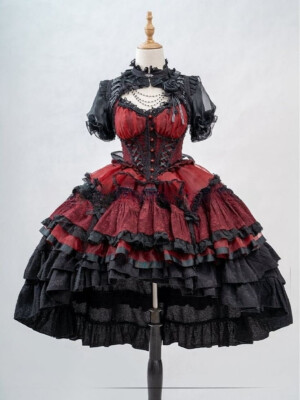 Vintage Lolita Party Prom Dresses Corset Applique Strap Shawl Short Dress  Gothic | eBay
