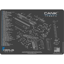 For CANIK® TP9SFX SCHEMATIC PROMAT Handgun Gun Cleaning Mat Cerus Gear 