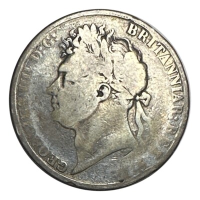 Great Britain - 1821 Secundo Large Silver Crown George IV English