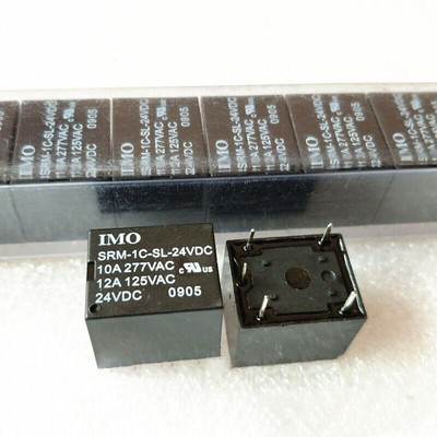 5Pcs IMO SRM-1C-SL-24VDC Power Relay 5Pins 10A 277VAC #sumaik11
