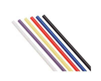 Tube Antenne 30cm Jaune Fluo Avec Capuchon Silicone