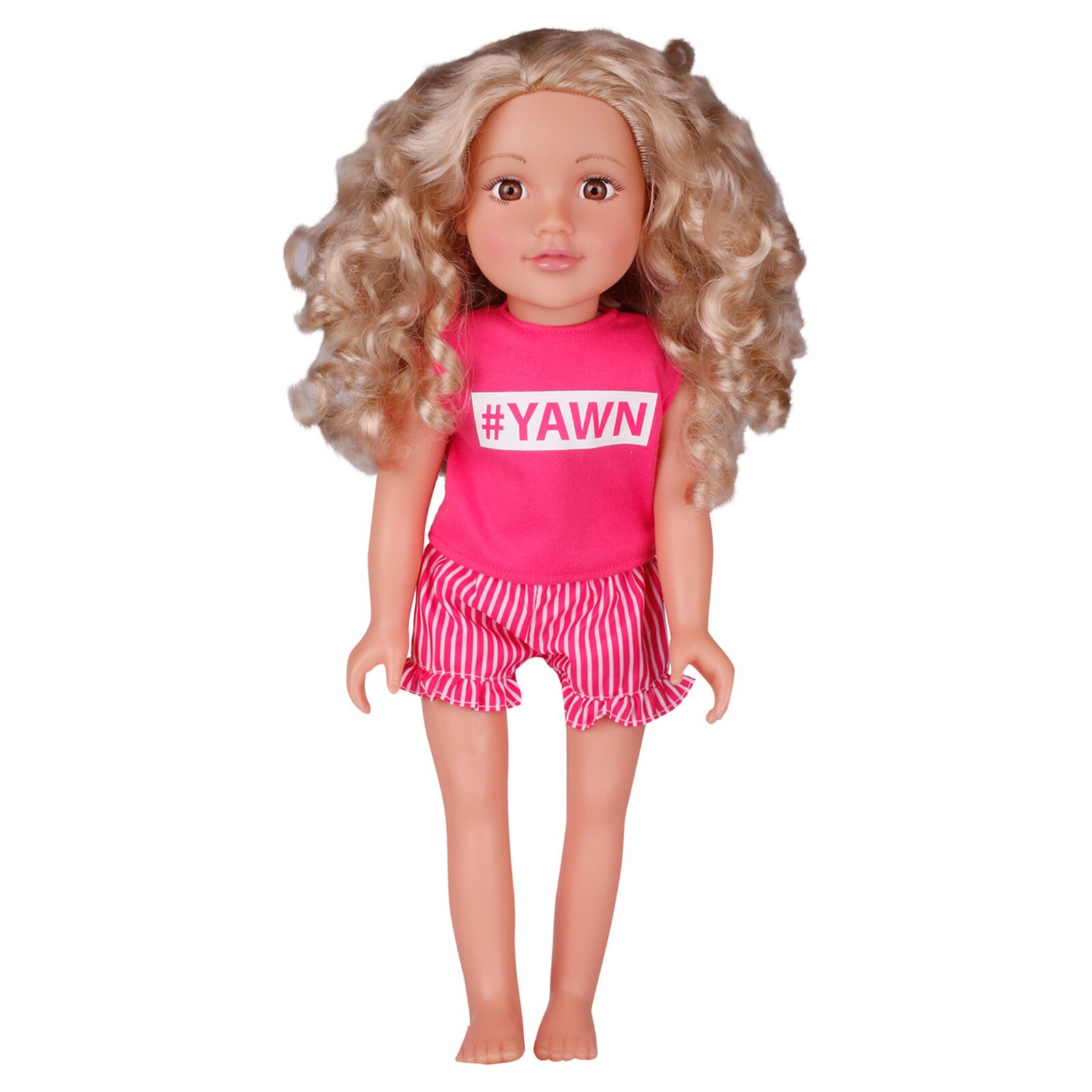 Designafriend Pink/Grey Wardrobe Carry Case Drawer Outfit Shoes For DAF