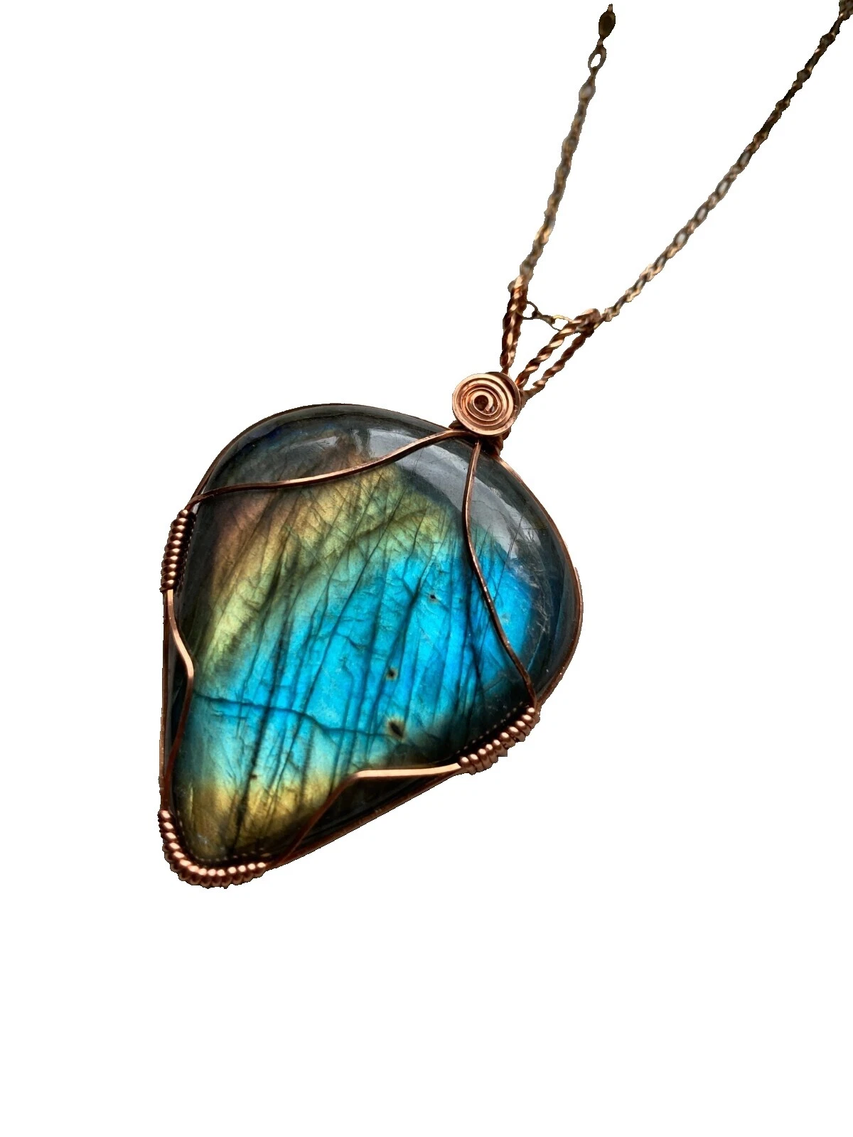 Labradorite Copper Handcrafted Necklaces & Pendants