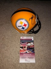MINKAH FITZPATRICK SIGNED PITTSBURGH STEELERS FOOTBALL MINI HELMET JSA COA