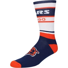 Chicago Bears Socks Large Size 8  to 13 Bar