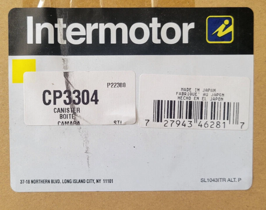 Intermotor CP3304 Vapor Canister For Subaru Impreza 2004-2006 ^ - Image 2 of 2