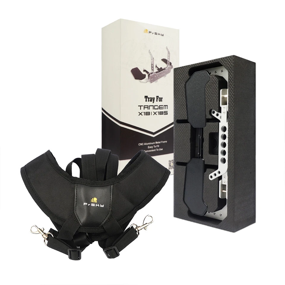 Frsky CNC Aluminium Metal Tray Support Frame for Tandem Transmitter X18 or X20 - Image 2 of 4