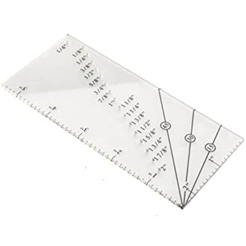 Seam Allowance Ruler Quilting Guide Ruler Sewing Positioning Ruler