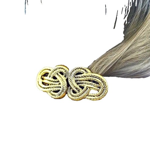 Burberry Barrette 8034244 Gold Metal Used Hair Accessory TB  display picture 2