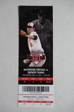 BALTIMORE ORIOLES VS DETROIT TIGERS 5/14/2014 FULL TICKET ~ J.J. HARDY