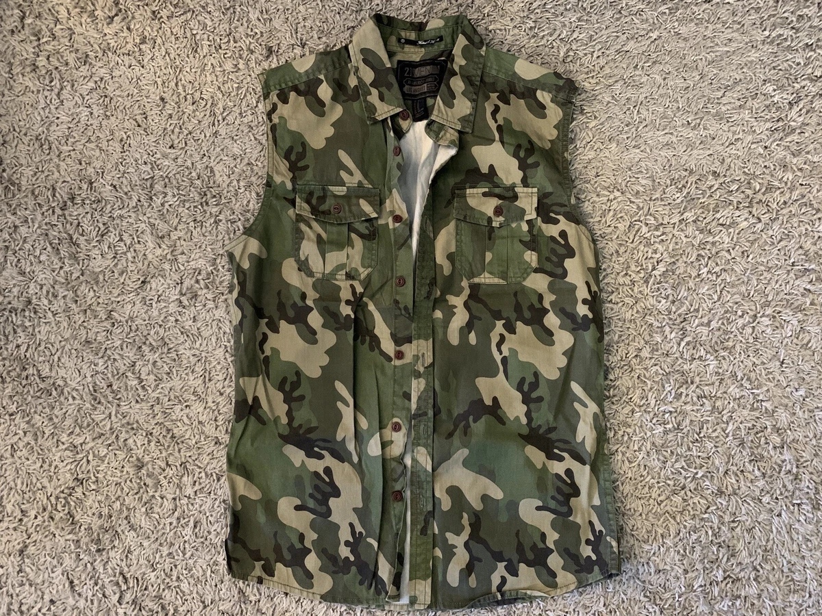 Camo shop print vest