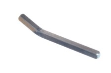 KEY STOCK Bent Shaft Key 1/4" by 1/4" by 3"
