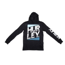 Hurley Boy's Stadium Stack Pullover Hoodie Black Size XL 3077