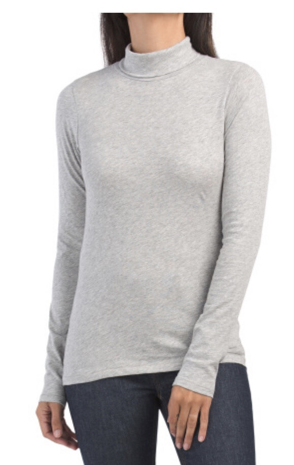NEW Rag & Bone Heather Gray “The Slub” Long Sleeve Turtleneck Large $95.00!