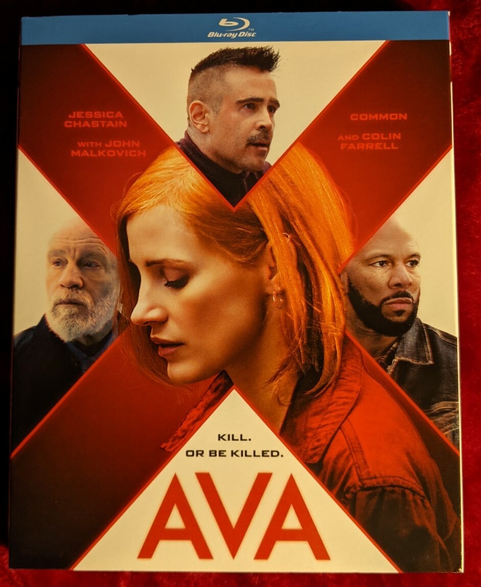 AVA (Blu-ray, 2020) New Sealed with Slipcover Jessica Chastain