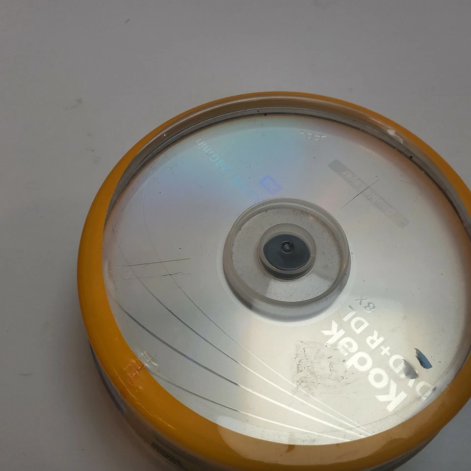 Kodak DVD Double Layer 8.5GB 8X Blank DVD+R White Inkjet Printable Disc 25 - Image 3 of 4