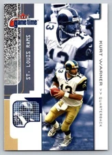 2001 Fleer Game Time #4 Kurt Warner St. Louis Rams