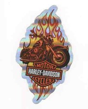 Harley Davidson Bar and Shield HOT BIKE Sticker OEM Part HAR434  4.25 Inches 