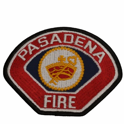 Pasadena California CA Fire Patch EMS Rescue Public Safety Key Crown