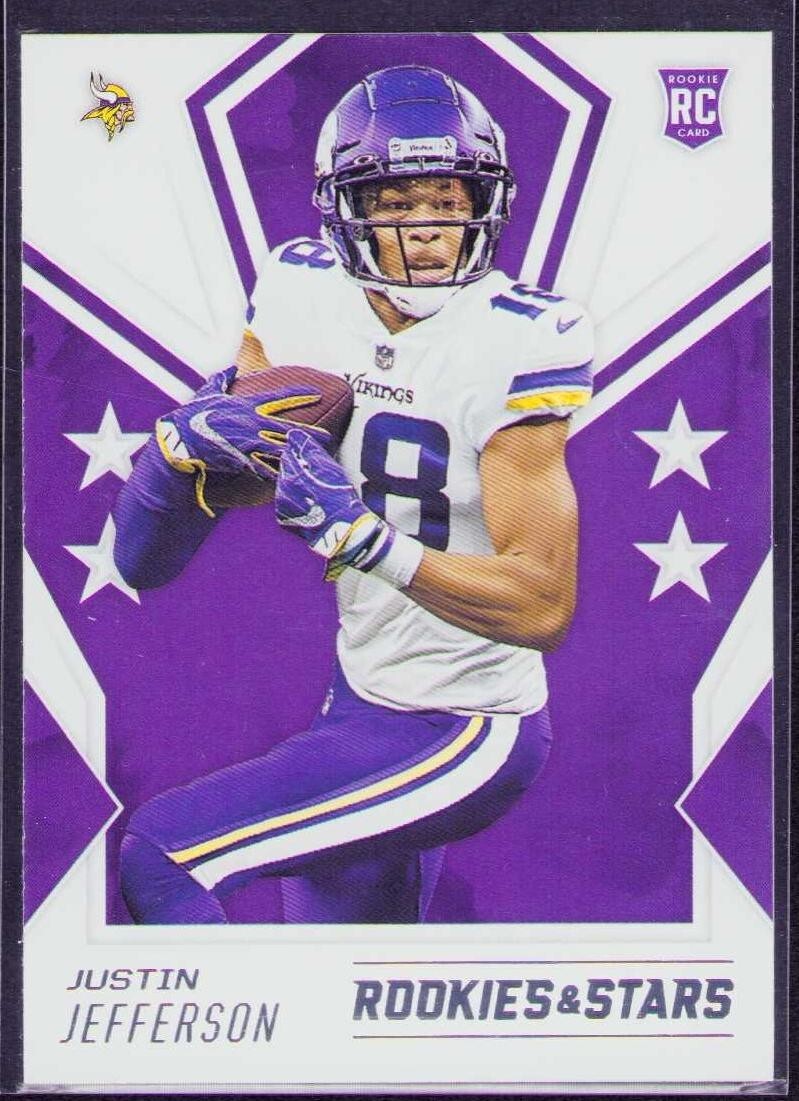 2020 Panini Rookies & Stars - #122 Justin Jefferson Rookie Vikings