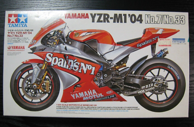 TAMIYA YAMAHA YZR-M1'04 No7/No33 .w/ Decals Item14100 1/12 from