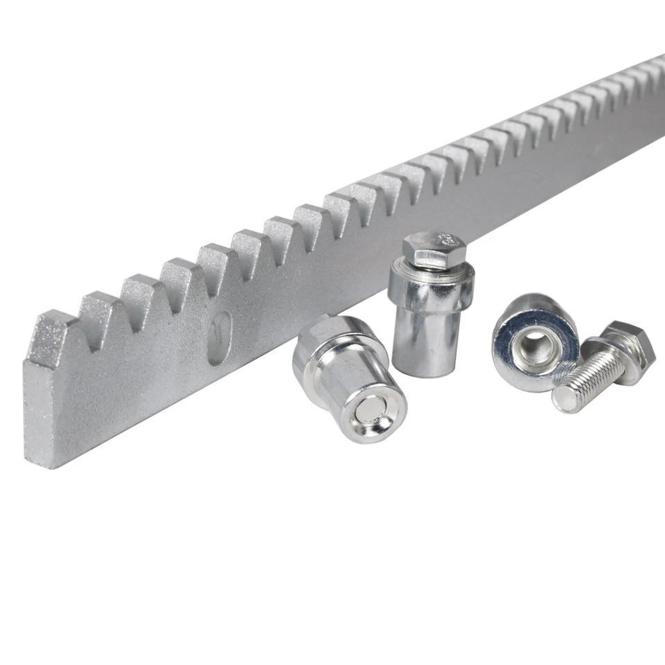 ATTAS Zahnstange 30x8 mm für Schiebetore bis 600 kg, Torantrieb, Zackenleisten Modul 4