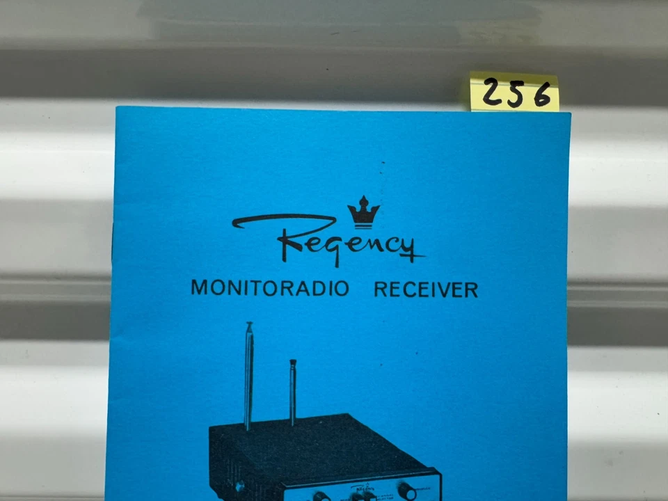 1974 Instruction Manual Regency Monitoradio Receiver Model ACT-R10H/L/U - Image 2 of 4