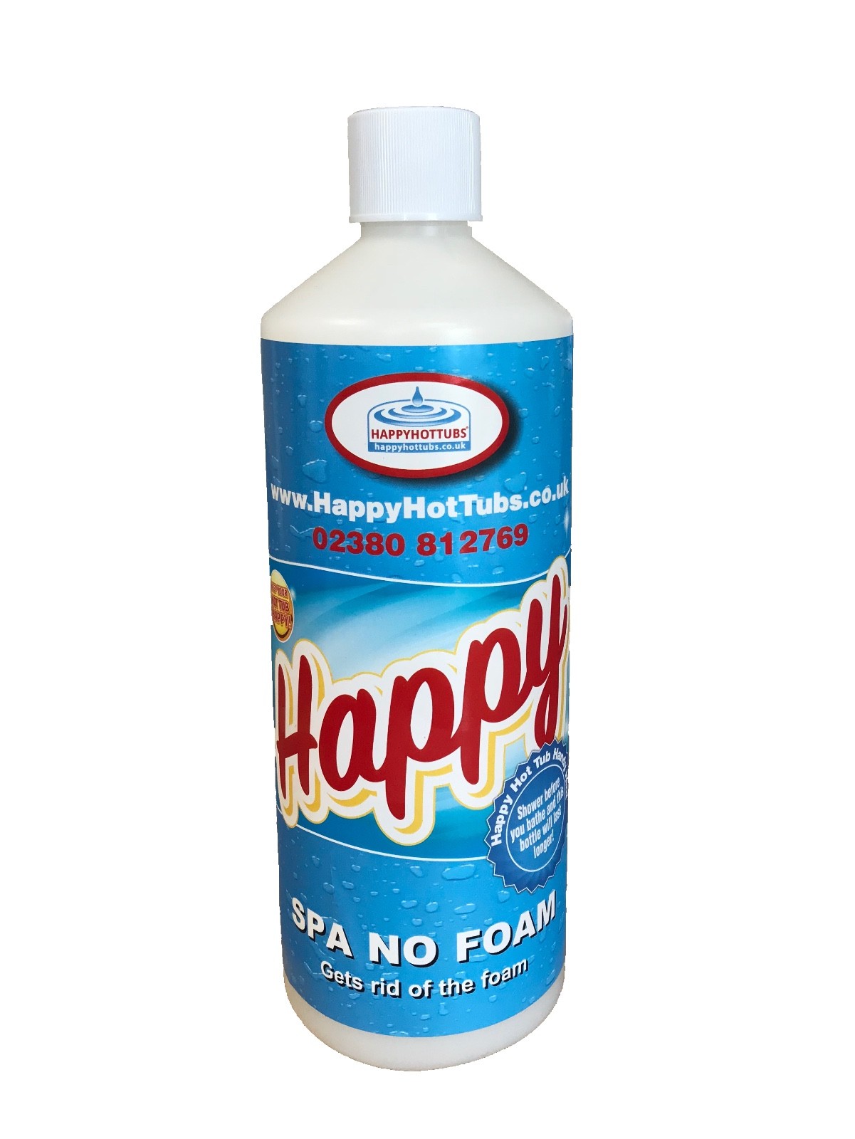 1 Litre No Foam Away Anti Foamer Fix Foaming Chemicals Hot Tub Spa Hottub Spas