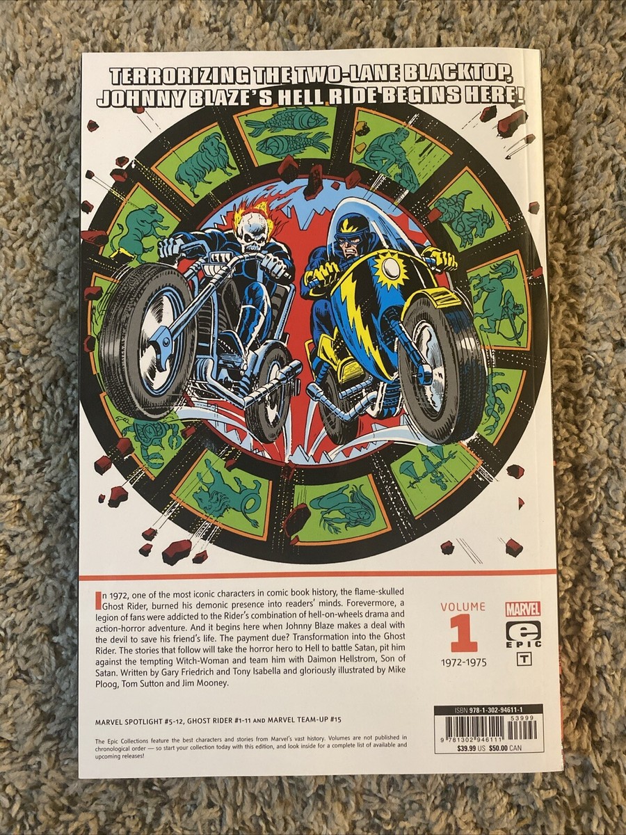 Ghost Rider Epic Collection TPB Vol 1 Hell on Wheels - Marvel