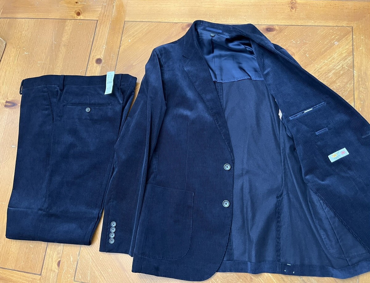 Corduroy Suit - 42R Jacket, 36x32 Pants, J. Crew. Slim Fit