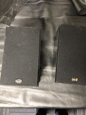 NHT Super Zero Bookshelf Speaker Pair 100W A450 Gloss Black Top Condition
