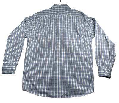 Tommy Hilfiger Dress Shirt Mens size Large Blue Plaid Long Sleeve Non Iron | eBay Tommy Hilfiger Dress Shirt Mens size Large Blue Plaid Long Sleeve Non Iron | eBay