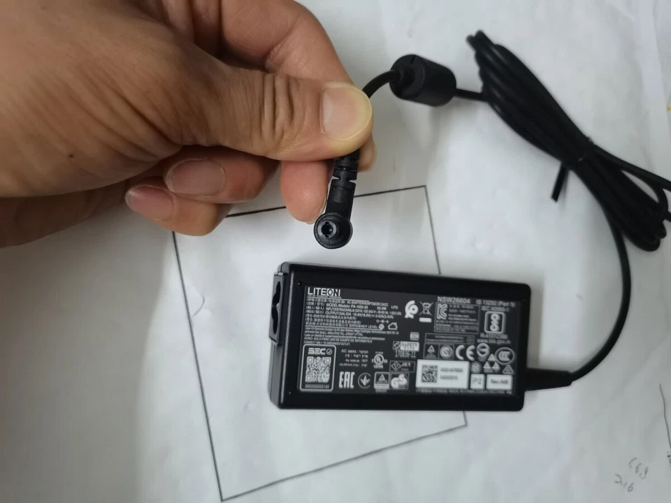 For System76 Lemur Pro Lemp10/11 NEW Genuine LITEON 19V 3.42A PA-1650-90 Charger - Изображение 4 из 4