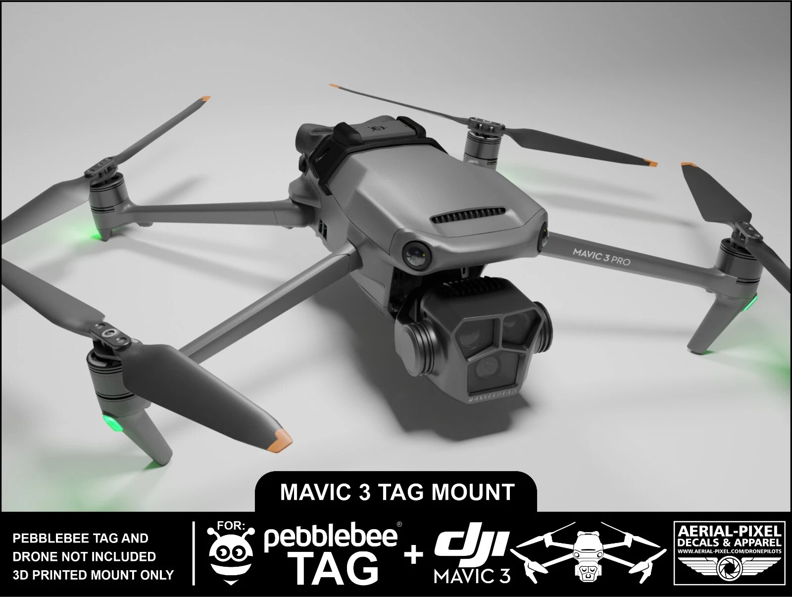 DJI Mavic 3 Pebblebee Tag Mount