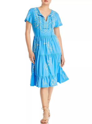 johnny was fern tiered knit dress Johnny Was | Dresses | Johnny Was Embroidered Fern Tiered Knit Midi Dress Nwt