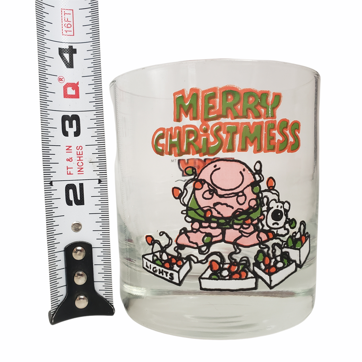 Ziggy Merry Christmas 1980 EUC Tom Wilson Glass Juice Cup Ziggy Merry Christmas 1980 EUC Tom Wilson Glass Juice Cup