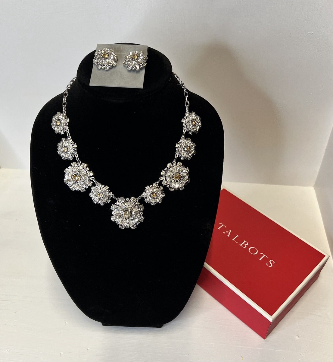 Talbots Crystal Necklace Talbots Statement Necklace TALBOTS