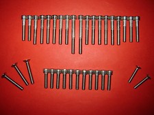 Honda  CB250G5 CB360 CJ250 CJ360 SS Stainless Engine Cover Allen Screw Kit NEW