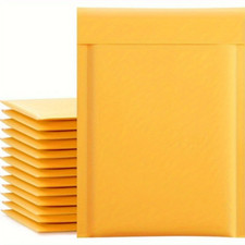 6x10 Kraft Bubble Mailers Padded Envelope Shipping Bags Seal 50/100/200/500