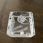 M. Cox Paperweight Fish Acrylic 3D Reverse Etched 2 1/2" — photo 7