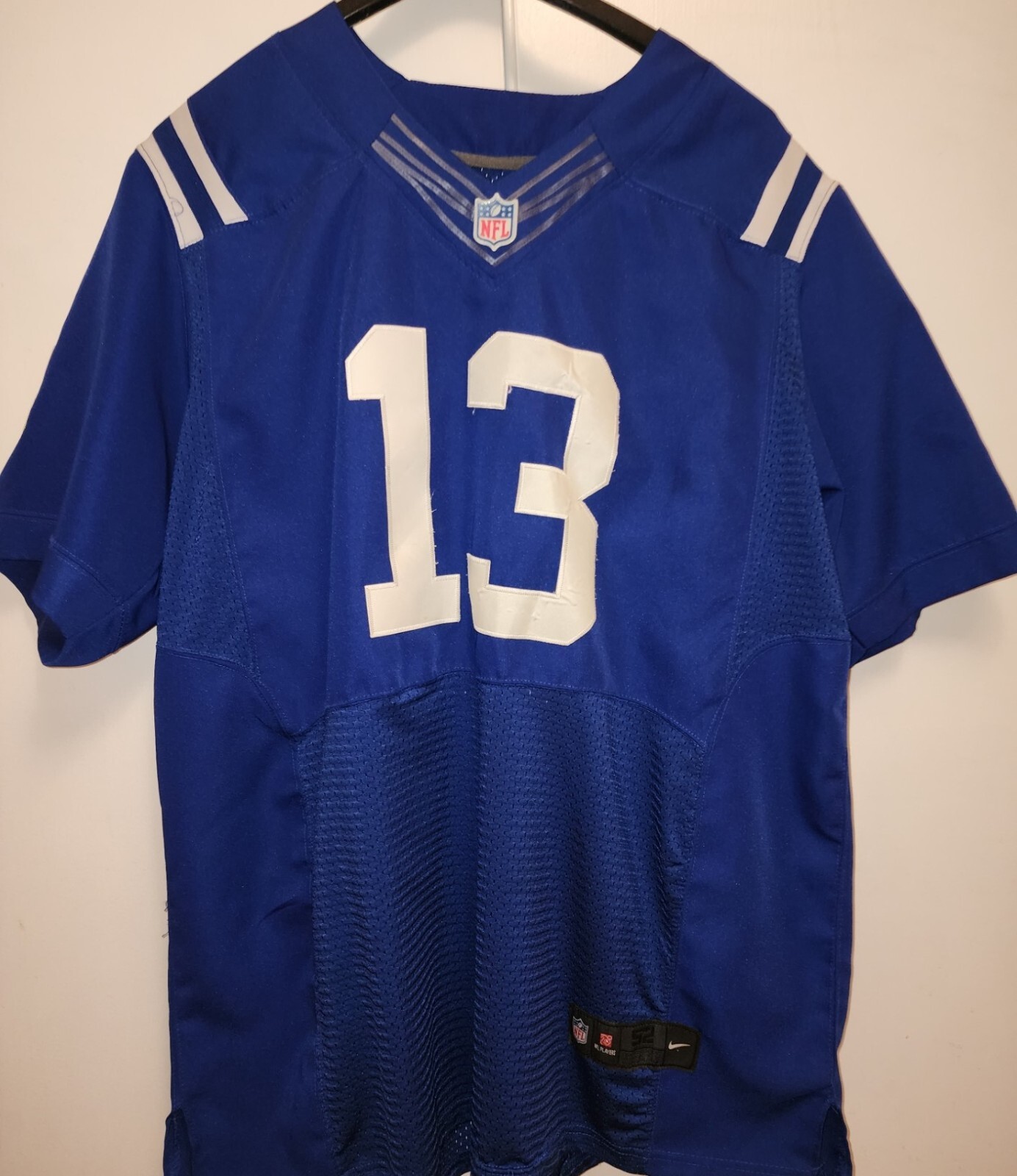 Nike On Field  Indianapolis Colts TY Hilton #13 Jersey Men’s Home Blue 52