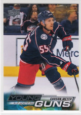 Carson Meyer 22-23 Upper Deck Series 1 Young Guns Rookie #231 Blue Jackets